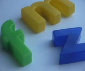 Puzzle Στ πεζά γράμματα, m y z